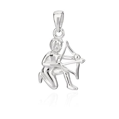 Sagittaire pendentif argent 925 NKlaus, le cadeau d'anniversaire idéal pour l'horoscope