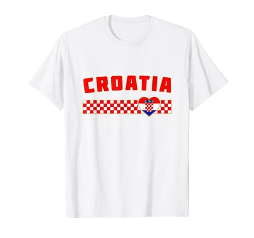 Croatia 2021 Trikot kroatische Flagge Kroatien Hrvatska T-Shirt