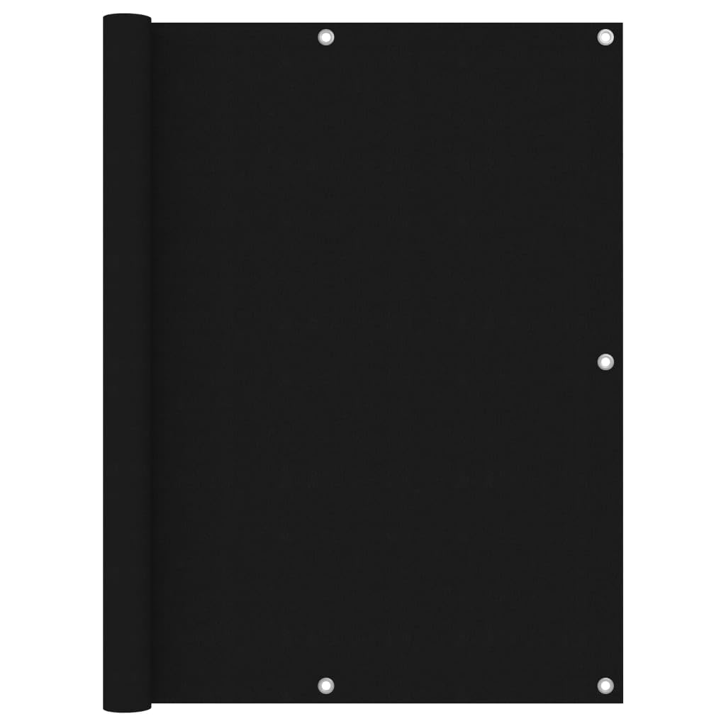 Ecran de protection de jardin pour sécuriser votre intimité sur balcon noir 120x600