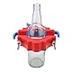 Glasflaschenschneider, Glasbier-Weinflaschenschneider, Glasschneider-Bundle, Verbesserter Glasschneider f¨¹r Flaschen, DIY-Werkzeug, Schneidemaschinen-Set, Glasschneider, (Rot)