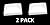 JSP Manufacturing 6X6 White Fence Post Plastic Cap- Pick a Pack (5 5/8 X 5 5/8) Fits 6 x 6 Nominal Fence Posts Wholesale/Bulk Pricing (2)