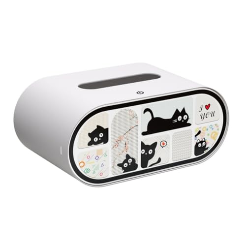 Boîte à mouchoirs avec peinture LED rechargeable et commande tactile