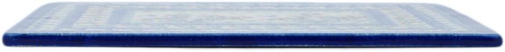 Polmedia Polish Pottery Cookie Sheet UNIKAT - Free Flock Pattern Handmade in Boleslawiec Poland by Ceramika Artystyczna + Certificate of Authenticity