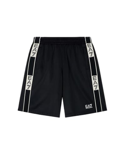 EA7 Emporio Armani Bermuda Homme Graphic Series en tissu technique noir