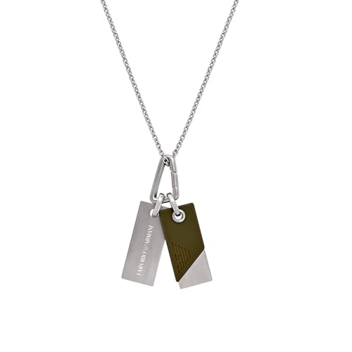 Image of Emporio Armani Stainless Steel Pendant or Chain Necklace for Men