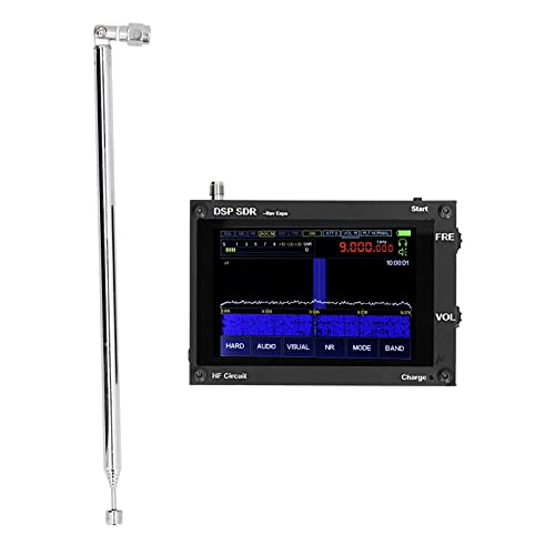 Radio SDR ultra delgado 50KHz-2GHz con pantalla táctil de 3.5in miniatura 1
