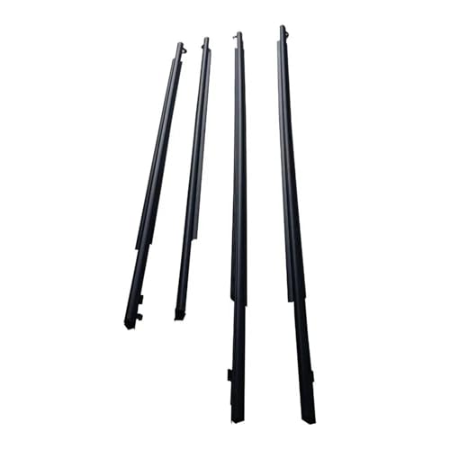 Joint d'étanchéité extérieur anti-UV noir mat pour fenêtres Toyota Prius 2010-2015