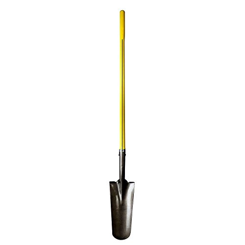 Nupla - 72095 SS16L-E Ergo Power Sharp Shooters Drain Spade 16 Hollow Back Blade Ergo Grip 16 Gauge 48 Long Handle