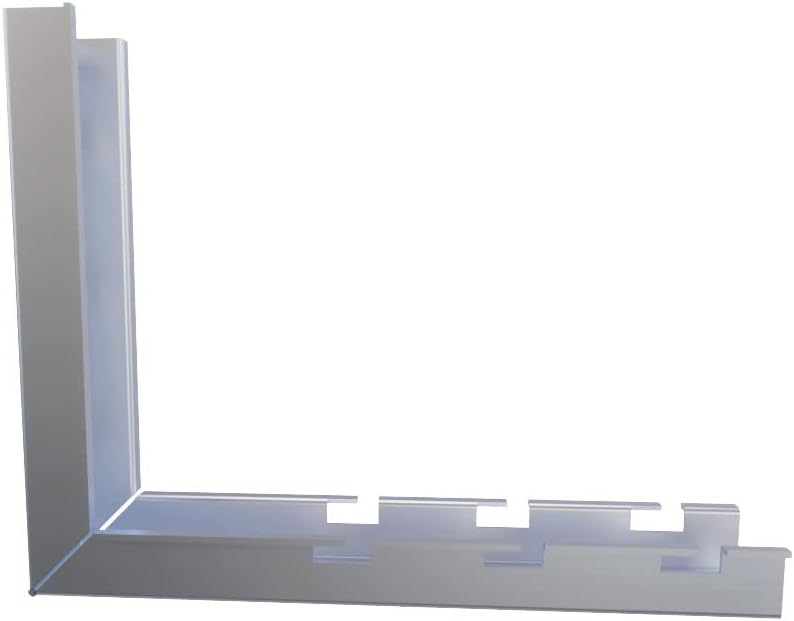 NavePoint Wire Mesh Cable Tray L-Shaped Wall Bracket 9in Wide