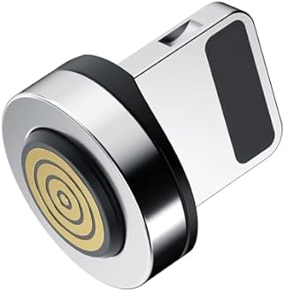 JMF Tech PD 60W Fast Charging USB-C to TypC 360° & 180° Rotation Magnetic Data Cable, 3-in-1 Data Sync Phone Charger Cable for S22/Laptop/iPad (3-Pack Connectors)