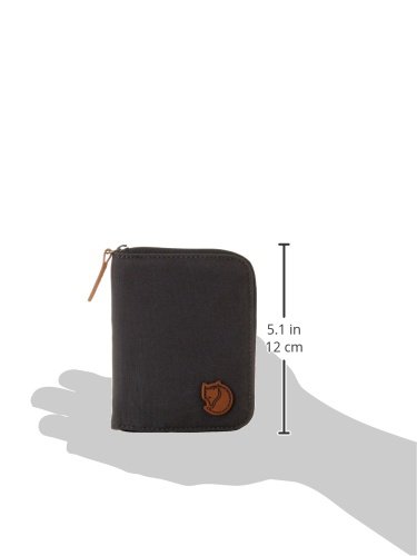 Fjällräven Unisex Zip - Zipper Wallet - Polyester and Cotton Construction - Internal Organization Slot Dark Grey One Size One Size3