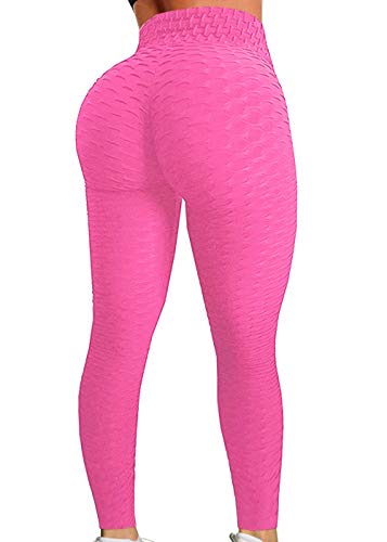 SEASUM Women's High Waist Yoga Pants Tummy Control Slimming Booty Leggings Workout Running