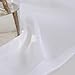 MYSTIC-HOME Sheer Curtains White 63 Inch Length, Rod Pocket Voile Drapes for Living Room, Bedroom, Window Treatments Semi Crinkle Curtain Panels for Yard, Patio, Villa, Parlor, Set of 2, 52