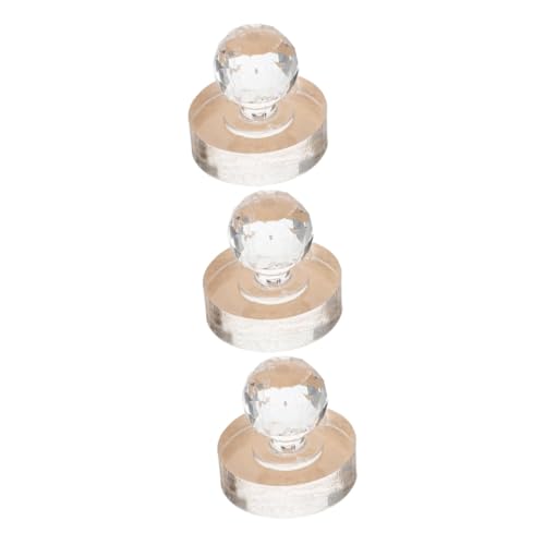 PAMINGONO 3個 アイシャドウプレートスタンプ カーラー ステッカー アイメイク 再利用可能 光沢剤 押す キット パウダーシール アイシャドウスタンパー アイシャドウモールドプレス アクリル