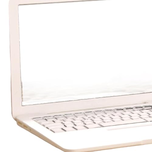 Miroir de maquillage compact rectangulaire pliant et portatif blanc - 3