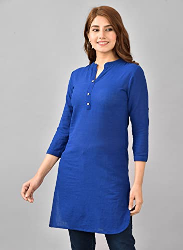 Image of Rayon Solid Kurti for Women & Girls