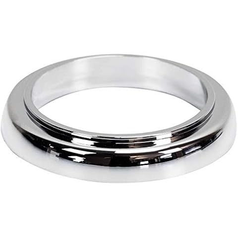 Kitchen Faucet Base Ring + Gasket Under Tap Washer Rosette Chromed Plastic Cover