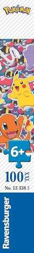 Ravensburger - Puzzle Pokémon 100 pièces XXL - Puzzle Enfant à partir de 6 Ans -Prêt pour la Bataille ! - 13338