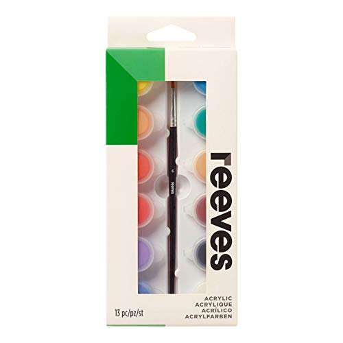 Image of Reeves Acrylic Paint-5ml, Set of 18