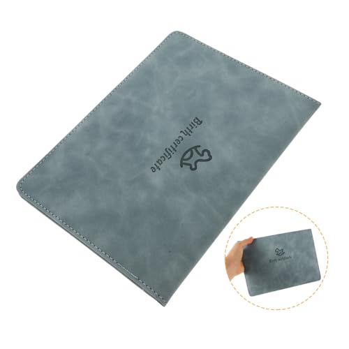 ledmomo 出生証明書カバー 革製 不要 軽量ポータブル 保護スリーブ 出生証明書収納ケース 賞状入れ 磁気防止 薄型実用的