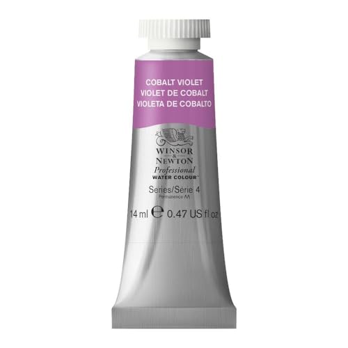 Image of Winsor & Newton Artists' Water Colour Paint 14ml Tube - Cobalt Violet