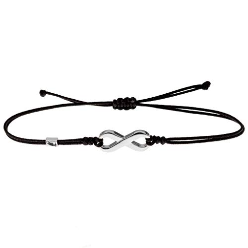 WIND PASSION - Bracciale Donna Infinito | Braccialetti Corda Simbolo Infinity | Braccialetto Sportivo, Surfer, Marinaio, Lifestyle con Corda Nautica