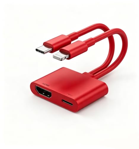 Amazon.co.jp: [MFi認証] USB-C & Lightning - HDMIアダプター、4K