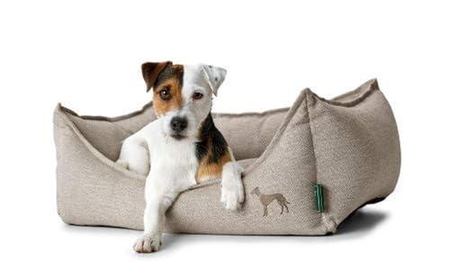 HUNTER Livingston Hundesofa, Hundebett, Strukturstoff, klassisch, L, anthrazit