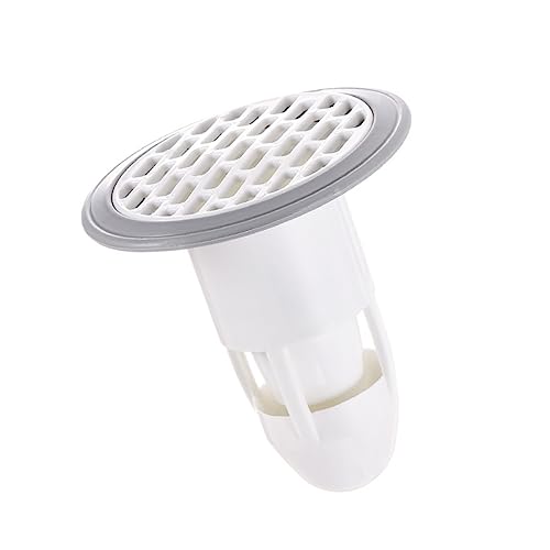 DIYEAH 1 Pieza De La Boca De La Cubierta Anti-Odor Tapón De Baño Almohadilla De Drenaje Tapa del Desagüe del Piso Drenaje del Cabello Filtro De Drenaje De Baño Abdominales Gris