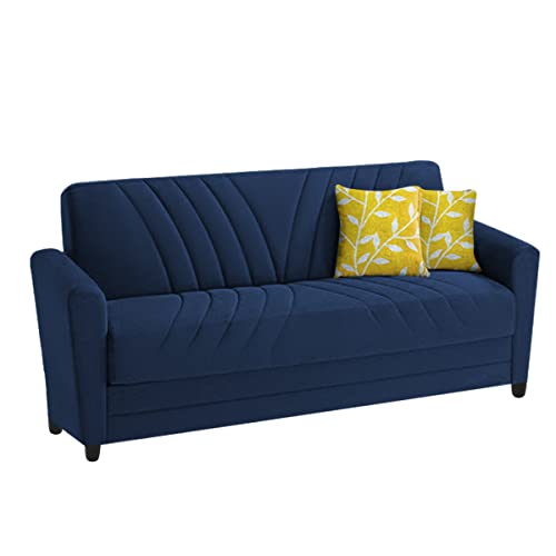 Image of Francis 3 Seater Sofa Set for Living Room (Blue Fabric)