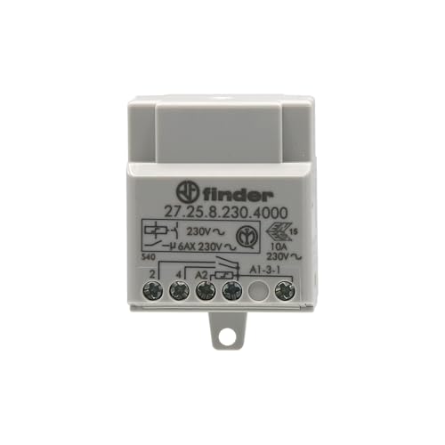 Finder 27.25.8.230.0000 relais à impulsions 10A 230V Evo mécanique