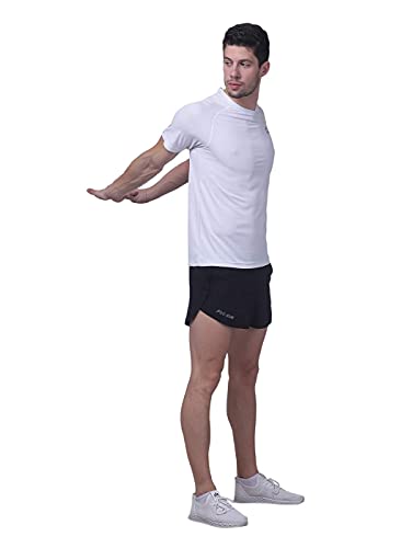 Image of TRUEREVO 2 inch Men's Pro Marathon Dry Fit Running Shorts with Inner Brief and Key Pocket