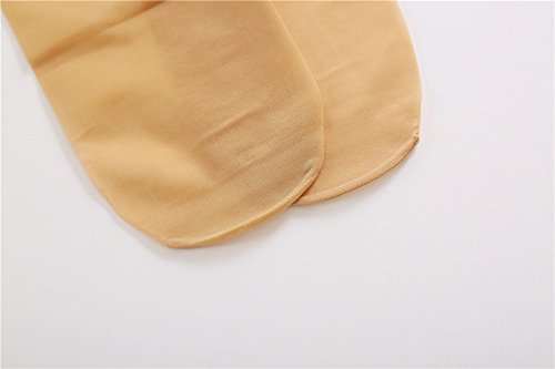 EABERN Sheer Knee High Stockings,6 or 12 Pairs Nylon Trouser Socks with Reinforced Toe 5