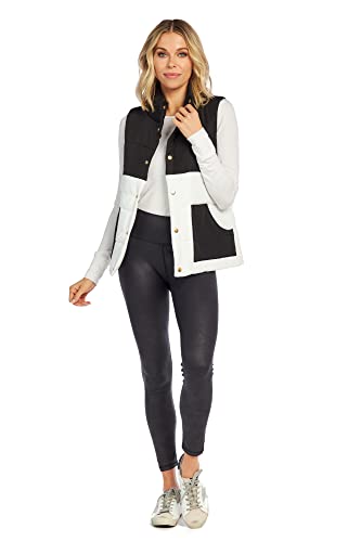 Mud Pie Gage Colorblock Womens Puffer Vest2