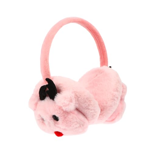 Veemoon Winter Ear Muffs for Bulk Pack Antlers Ear Warmers Faux Wool Comfortable
