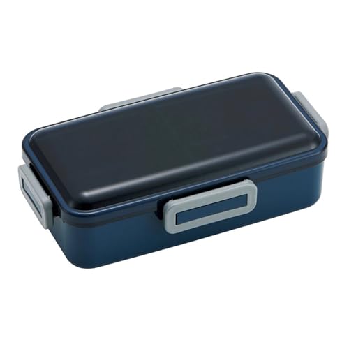 Bento Lunch Box Microwave & Dishwasher Safe with Dome Lid Leak-Proof Compact Design for Easy Storage 830ml Made in Japan (Midnight Blue)