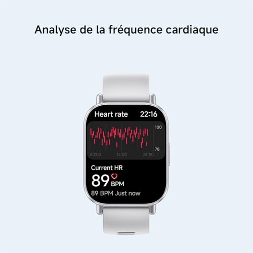 XIAOMI Redmi Watch 5 Active – Montre connectée Fitness, écran LCD 2", 18j autonomie, appels Bluetooth, 140+ Modes Sport, Suivi du Sommeil, 5ATM, GPS, Android & iOS, Noir