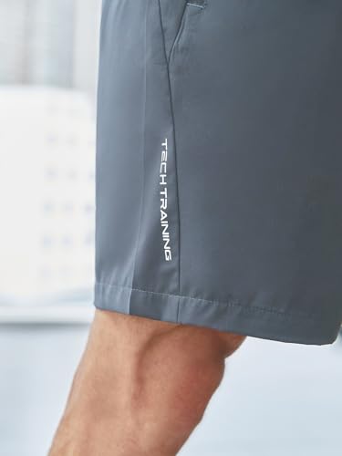 Image of TAGDO Men's Athletic Shorts with Zipper Pockets | Lightweight Workout Running Shorts Pants for Men | Elastic Waist Drawstring Gym Shorts for Training | Fitness, Sports, Casual Wear (2051)