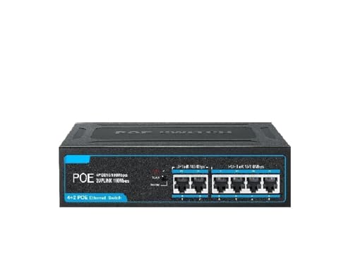 BACODLUL 8 6 Ports P-O//E Switch