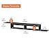 WAMPAT 70 inch TV Stand Floating Wall Mounted Entertainment Center ; TV Shelf for Under TV Media Console Cabinet for Living Room; Modern TV with Storage,70”,Black