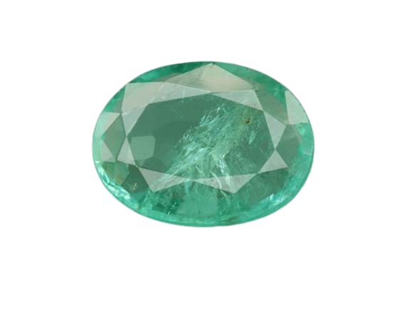 GenericSPIRITUALCART Natural Colombian Mines Pachu Ratna कोलंबिया एमराल्ड स्टोन Emerald Panna 5.50 carat Stone A1 Quality Lab Certified loose Gemstone