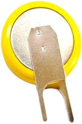 APGLSXY Metal Solder Tab ML1220 3V Button Battery with Soldering Pin for Clock Backup and Precised Instrument Rechargeable Battery with Folding Pin