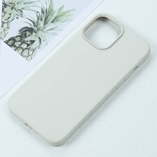 Housse iPhone souple pare-chocs en silicone liquide uni 13 12 11