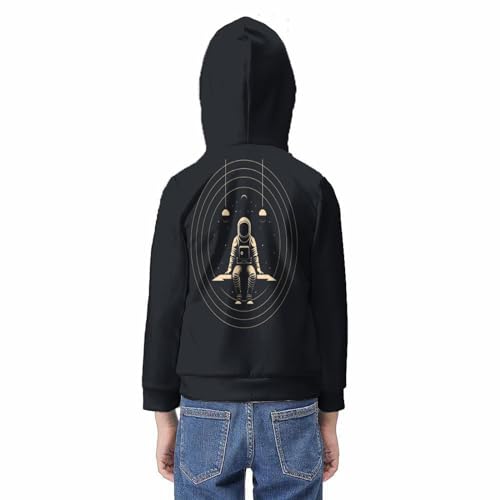 Sweatshirt à capuche 3D astronaute imprimé pullover moderne - 6