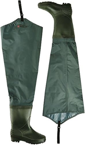 Shakespeare Sigma Wader botas de nylon impermeables para hombre y mujer para pescar desde la orilla y en el río