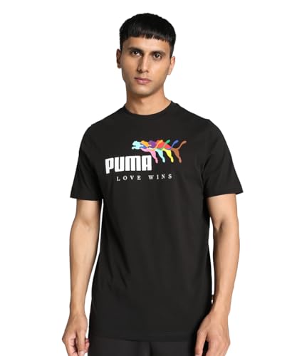 Image of Puma Men's Printed Regular Fit T-Shirt