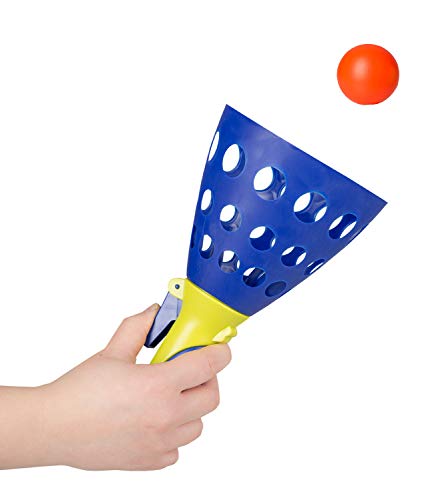 Idena 40006 - Fangballspiel XXL mit 2 Fangbechern, inklusive 3 Bällen, Ballspiel für Garten, Park oder Strand – Bild 3