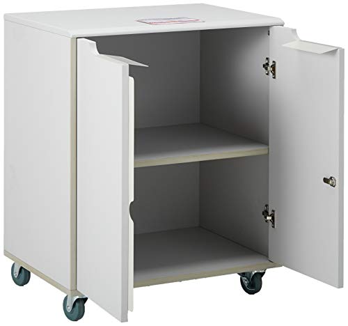 Buddy Products Locking Mail Cart, 18 x 31.125 x 26.5 Inches, Gray (9142-18) - Thumbnail 3