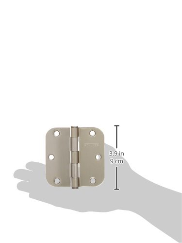 Sc3P1011F-620E Artisan 3-1/2" 5/8 Rad Round Corner Hinge Pewter 3/Crd(C1011B-620) #TOP1
