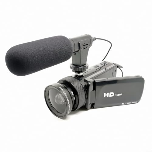 Appareil photo numérique noir 16 MP pour offrir aux passionnés